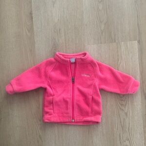 Columbia Vibrant Pink Fleece Jacket